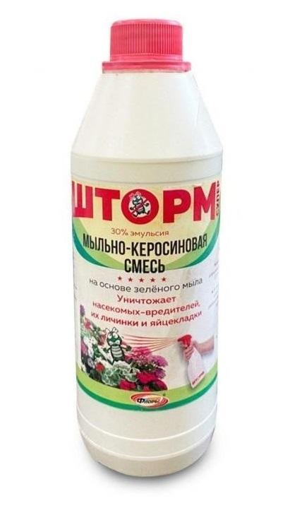 Смесь мыльно-керосиновая от насекомых-вредителей Шторм 500 мл., ПЭТ