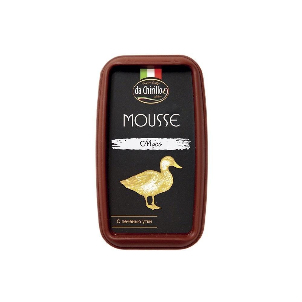 Паштет Da Chirillo Mousse с печенью утки 175 гр., пластик
