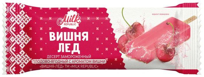 Фруктовый лед Белорусский пломбир вишня 90 гр., флоу-пак