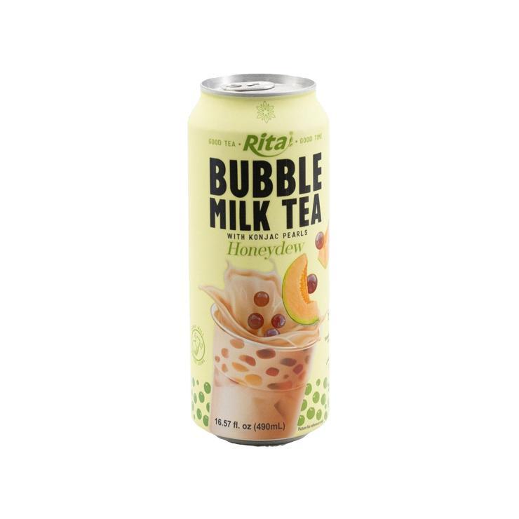 Напиток растительный Rita Bubble Milk Tea Дыня 490 мл., ж/б