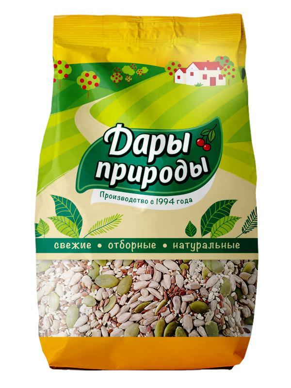 Смесь салатная Дары Природы с кунжутом 500 гр., флоу-пак