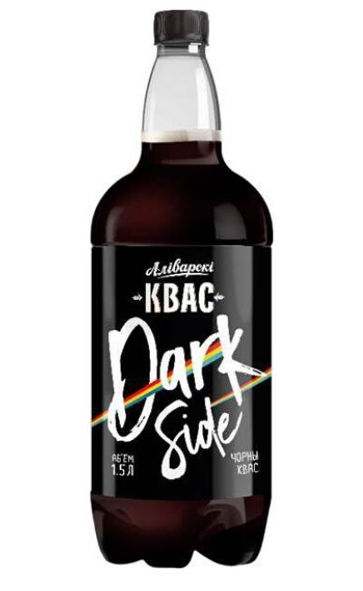 Квас Аливария Dark Side черный 1,5 л., ПЭТ