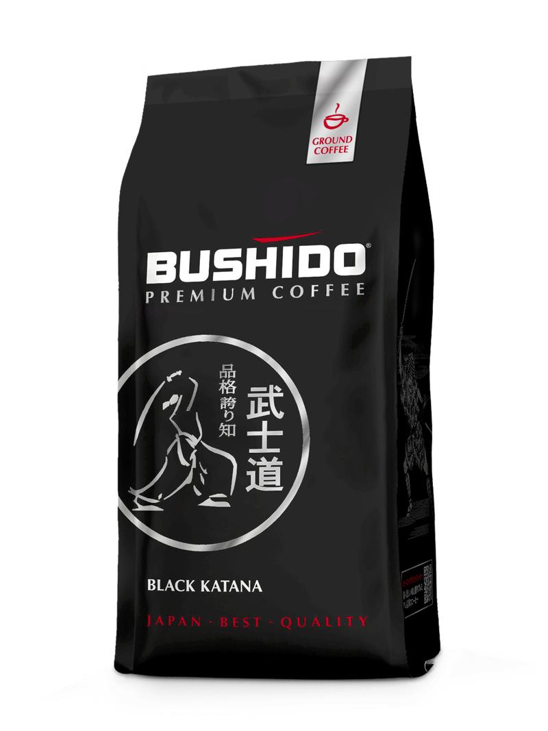 Кофе молотый ХОРС Бушидо Black Katana, 227 гр., флоу-пак