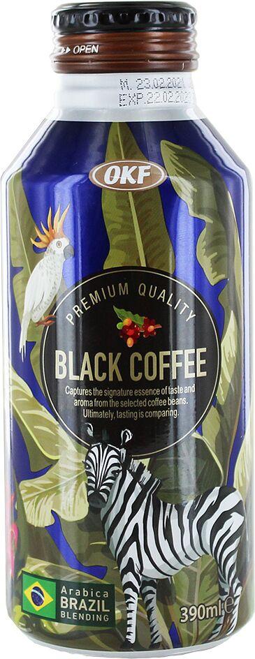 Напиток кофейный OKF Black Caffe Корея 390 мл., ж/б