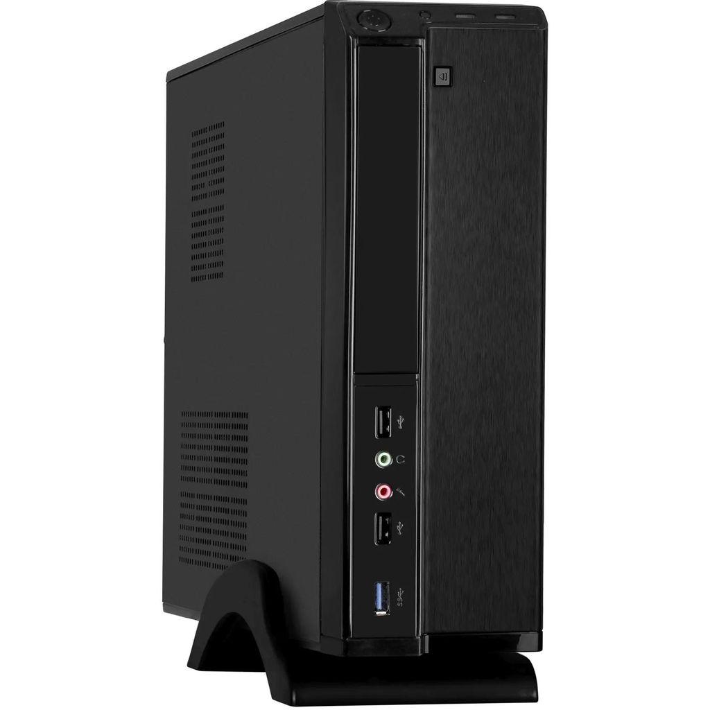 Корпус mATX EXEGATE MI-207U-400W-8, Desktop, 400Вт, черный [ex288782rus]
