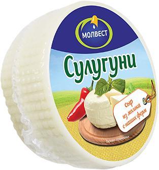 Сыр Молвест Сулугуни, 300 гр., ПЭТ