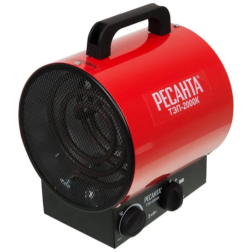 Электрическая тепловая пушка Ресанта ТЭП-2000К, 2кВт, красный [67/1/7]
