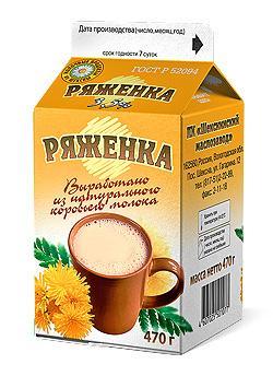 Ряженка Шекснинский МЗ 3,5% 470 гр., тетра-пак