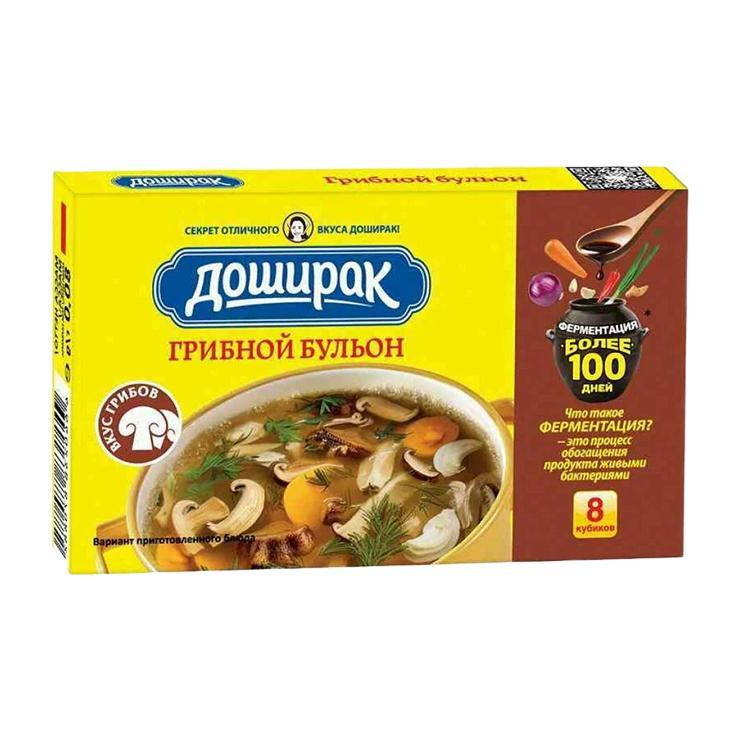 Бульон Доширак Грибной кубики 10 гр., обертка