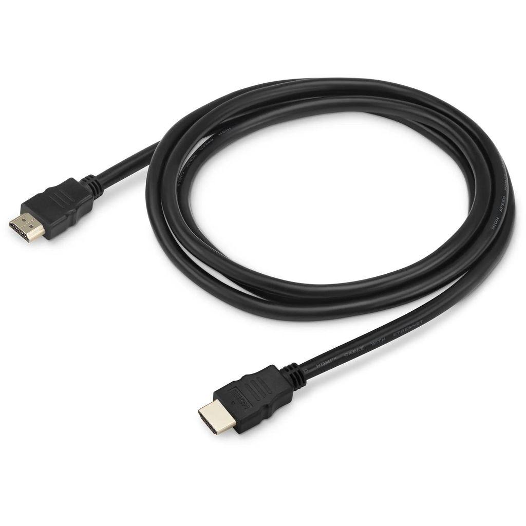 Кабель аудио-видео Buro HDMI 2.0, HDMI (m) - HDMI (m), ver 2.0, 1.8м, GOLD, черный [bhp hdmi 2.0-1.8]
