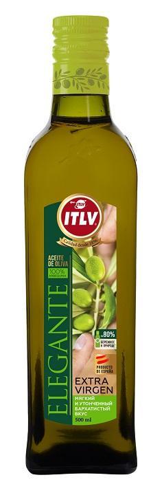 Оливковое масло ITLV Extra Virgen Elegante 500 мл., стекло