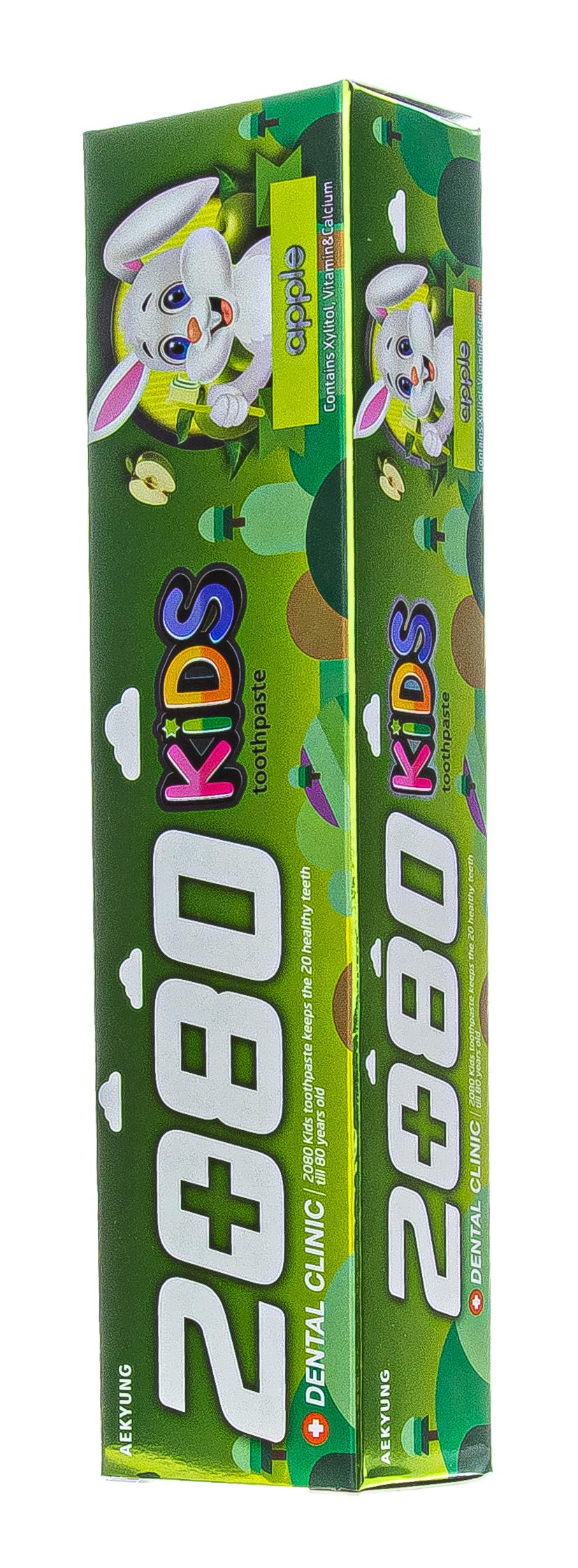 Зубная паста Kerasys DC 2080 детская Яблоко, 80 гр., картон