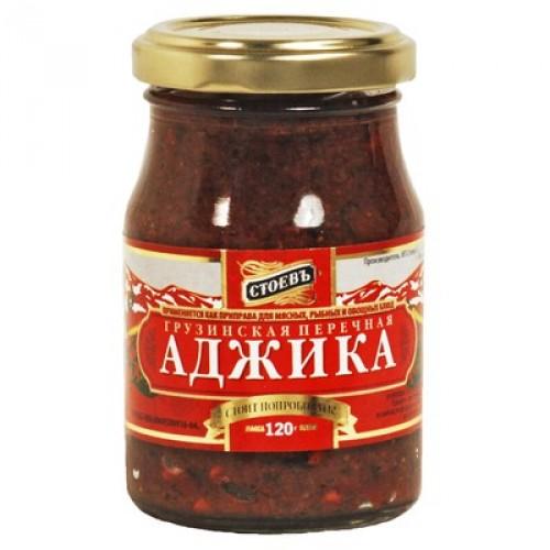 Аджика Стоевъ грузинская перечная 120 гр., стекло