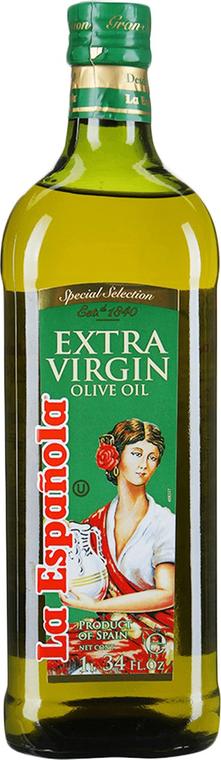 Масло оливковое La Espanola Extra Virgin 1 л., стекло