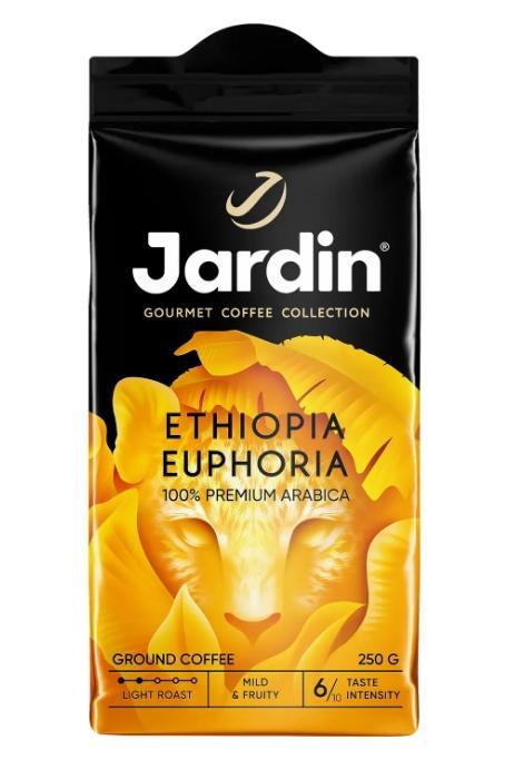 Кофе Jardin Эфиопия Эйфория молотый жареный 250 гр., флоу-пак