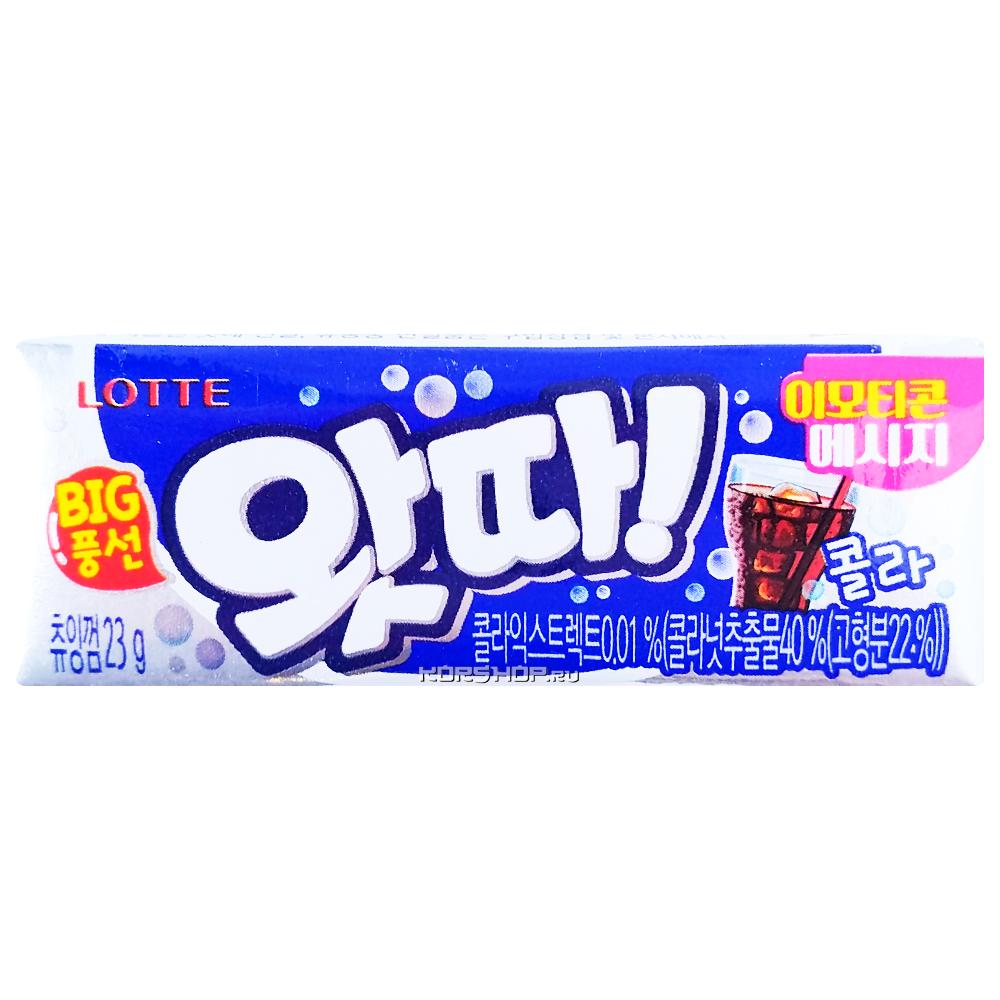 Резинка жевательная Lotte Big Кола Южная Корея 23 гр., обертка