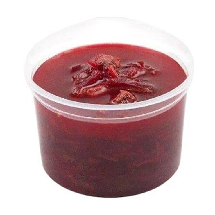 Суп Кулинариум борщ со свежей капустой и мясом 250 гр., пластиковый контейнер