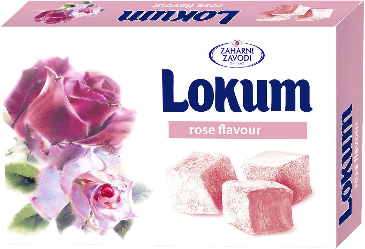Лукум Zaharni Zavodi со вкусом розы 140 гр., картон