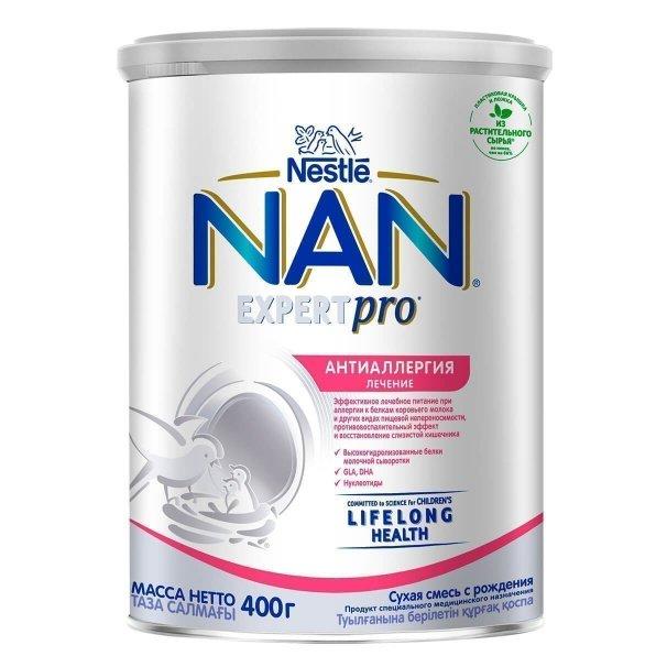 Молочная смесь NAN EXPERTPRO АнтиАллергия с рождения 400 гр., банка
