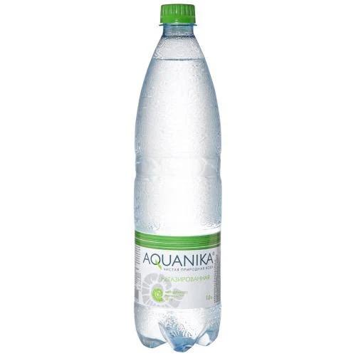 Вода негазированная Aquanika минеральная 1 л., ПЭТ