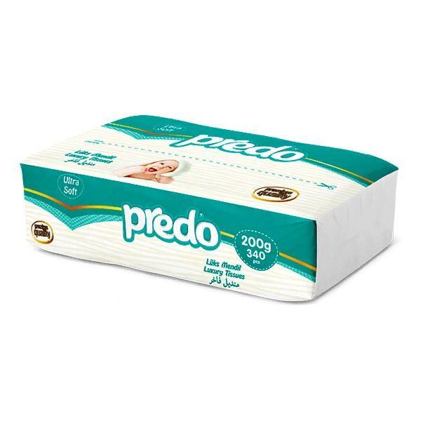 Бумажные салфетки PREDO Baby 340 шт., флоу-пак