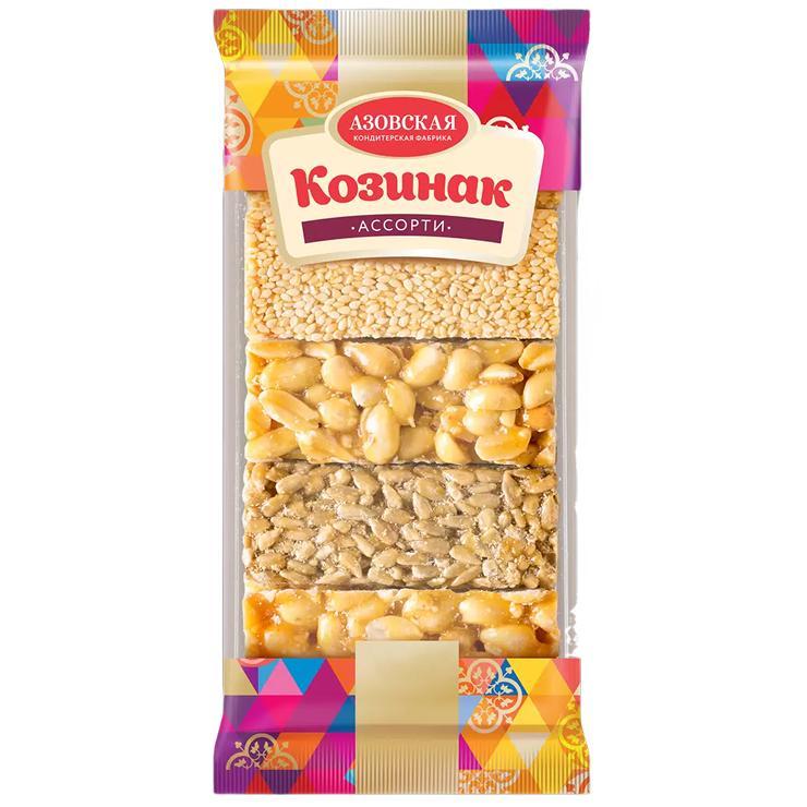 Козинак Азовская КФ ассорти 280 гр., флоу-пак