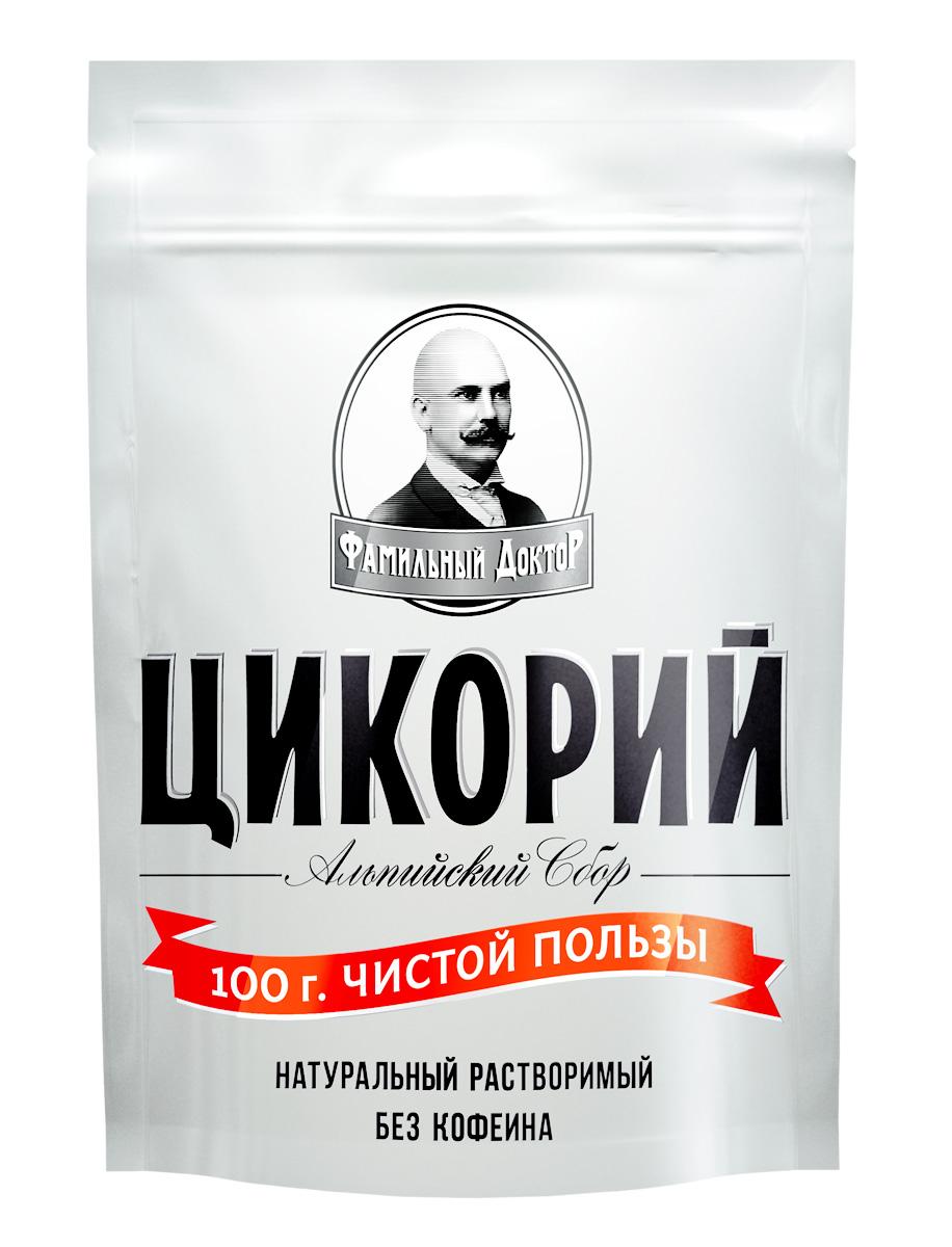 Цикорий альпийский сбор Фамильный Доктор, 100 гр., дой-пак
