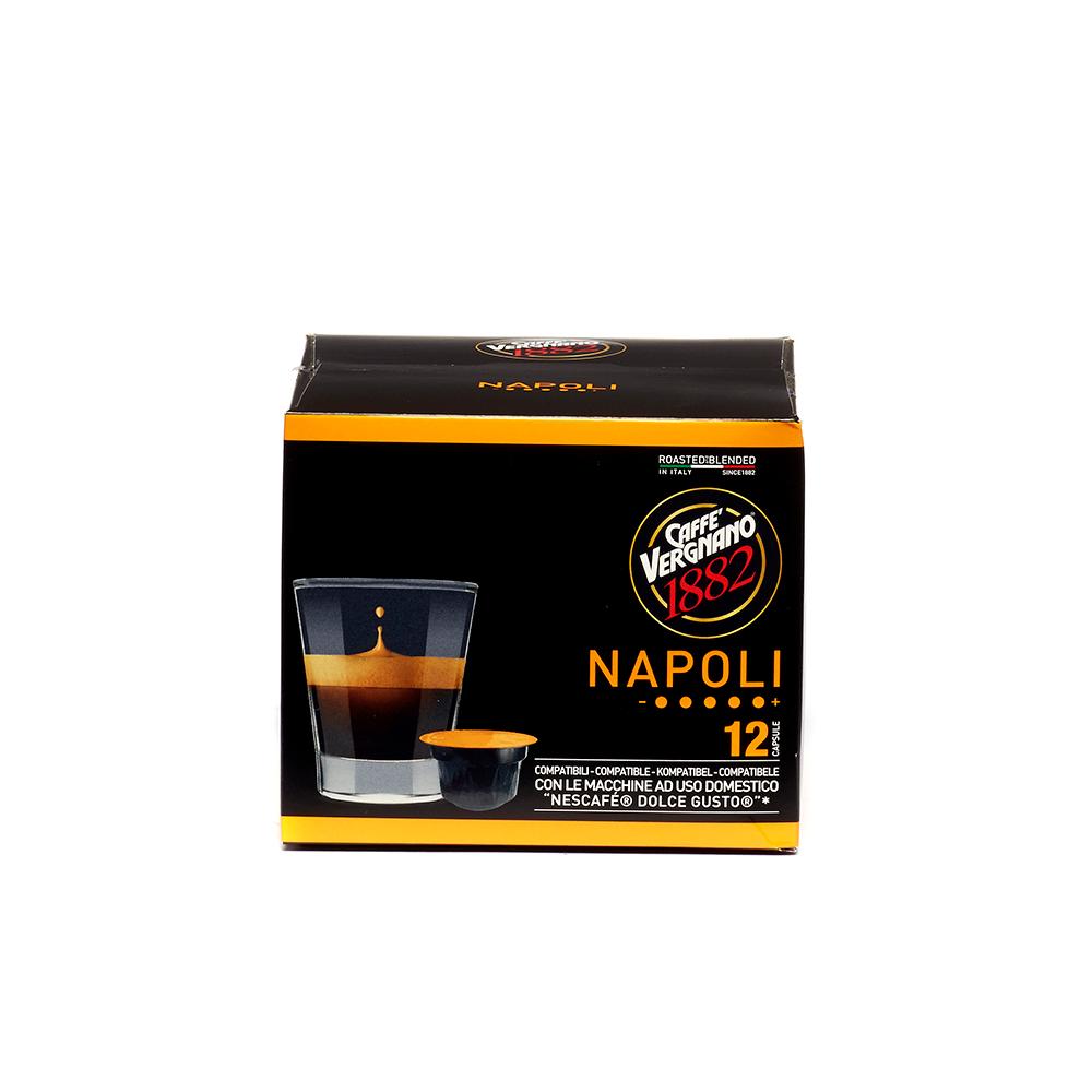 Кофе Caffe Vergnano Dolce Gusto Napoli, 12 капсул флоу-пак