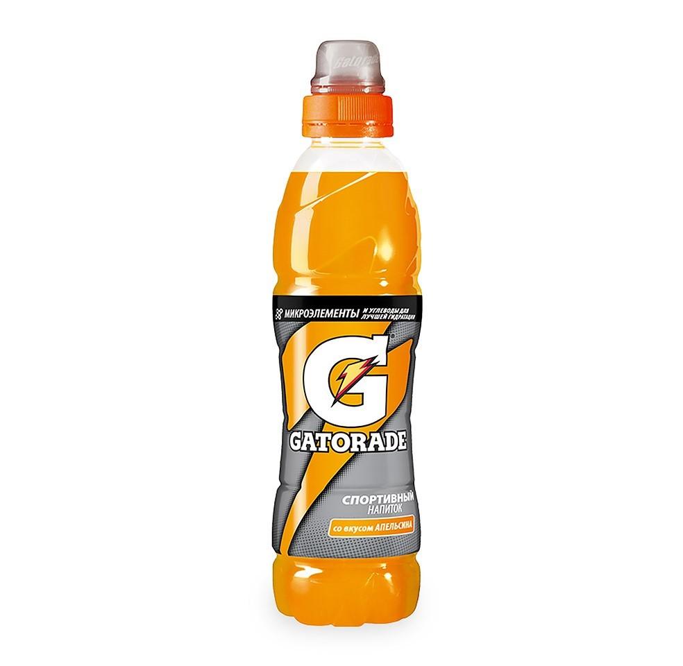 Напиток изотонический Gatorade спортивный апельсин негазированный 500 мл., ПЭТ
