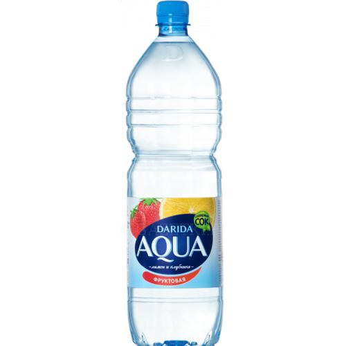 Вода негазированная Darida Aqua клубника лимон 750 мл., ПЭТ