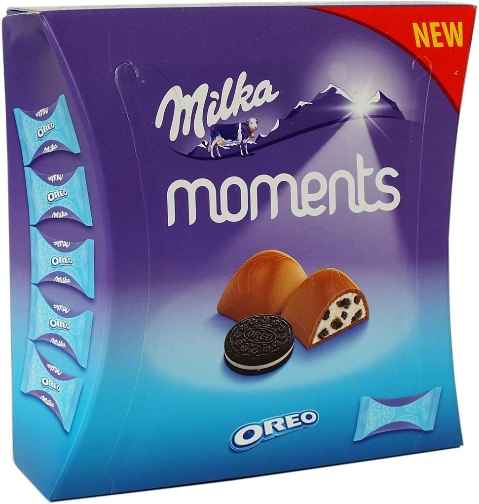 Конфеты Milka Moments Oreo 92 гр., картон