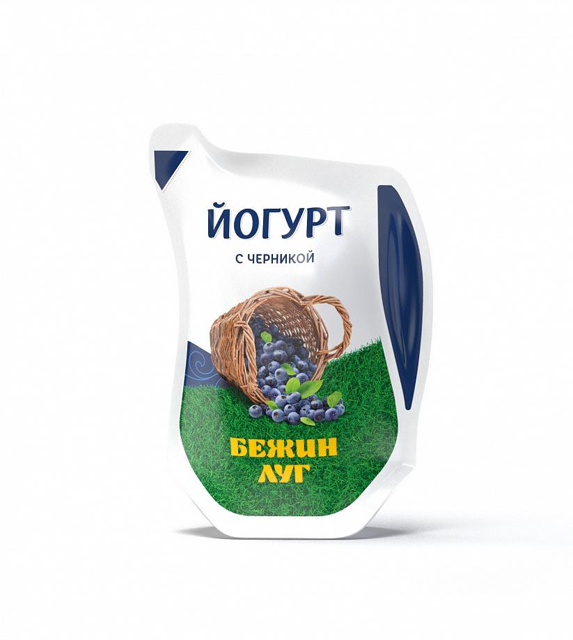 Йогурт Бежин луг Питьевой Черника 2,5% Кувшин