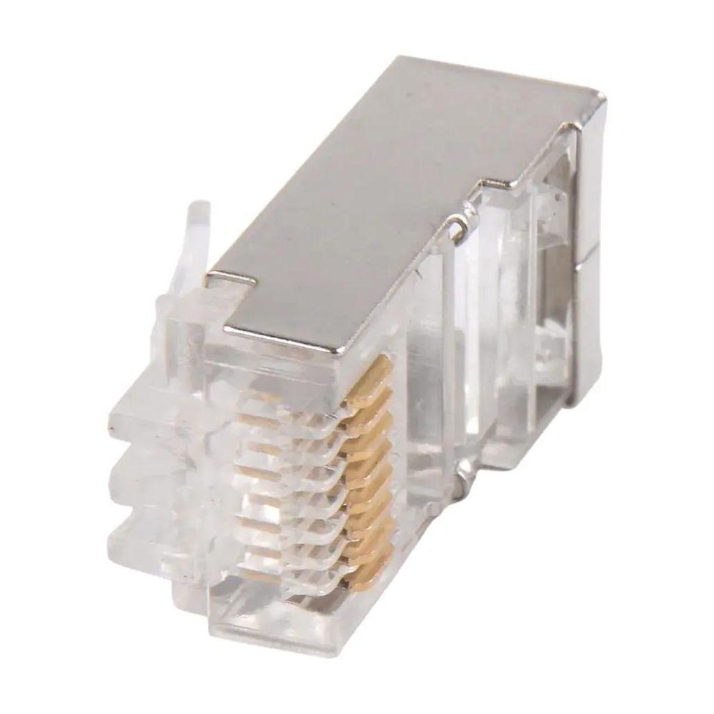Коннектор ITK CS3-1C5EF-G FTP кат.5E RJ45 прозрачный (упак.: 1шт)