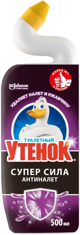 Чистящее средство для унитаза Туалетный Утёнок Антиналет 500 мл., ПЭТ