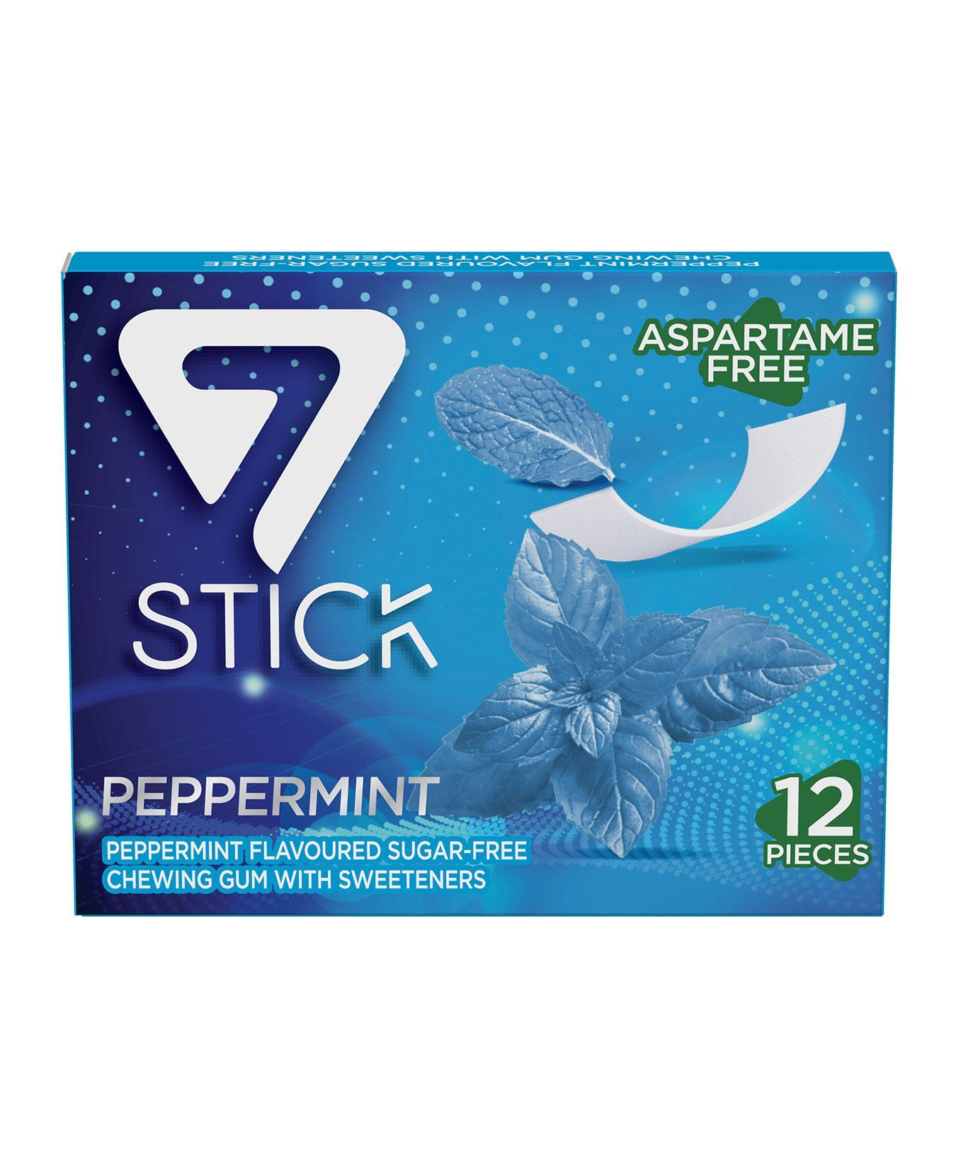 Жевательная резинка 7 STICK Перечная мята 33 гр., картон
