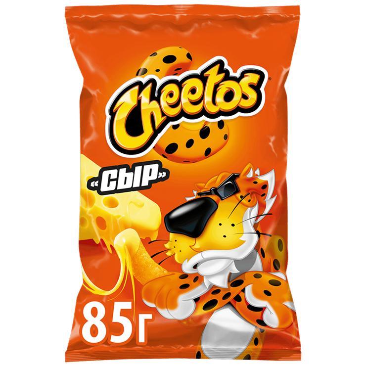 Чипсы кукурузные Cheetos сыр 85 гр., флоу-пак