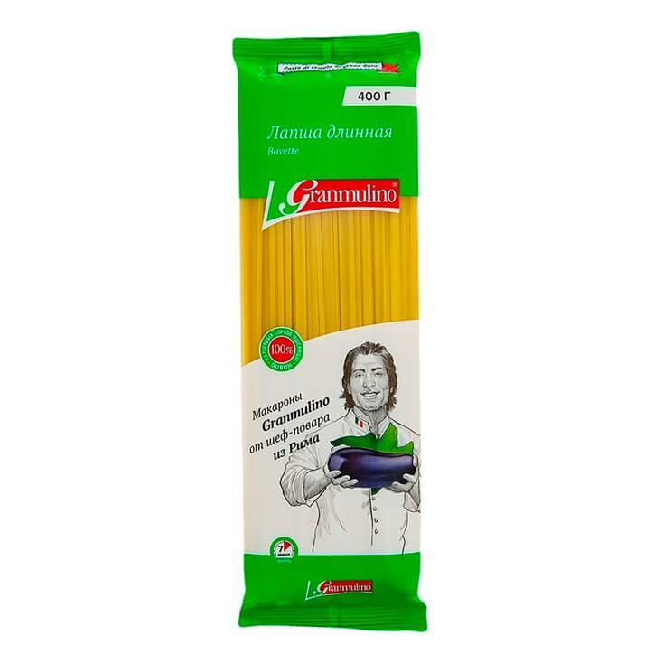 Изделия макаронные Granmulino Лапша длинная 400 гр., флоу-пак