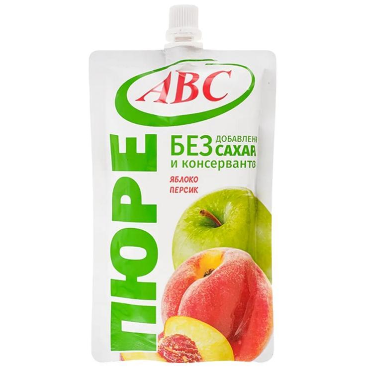 Пюре АВС яблочно-персиковое 200 гр., дой-пак