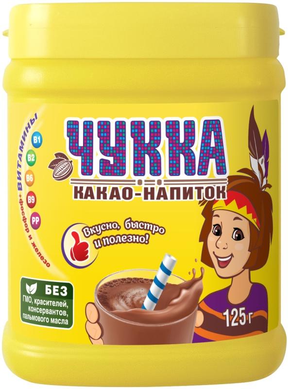 Какао-напиток Чукка гранулированный банка 125 гр., банка