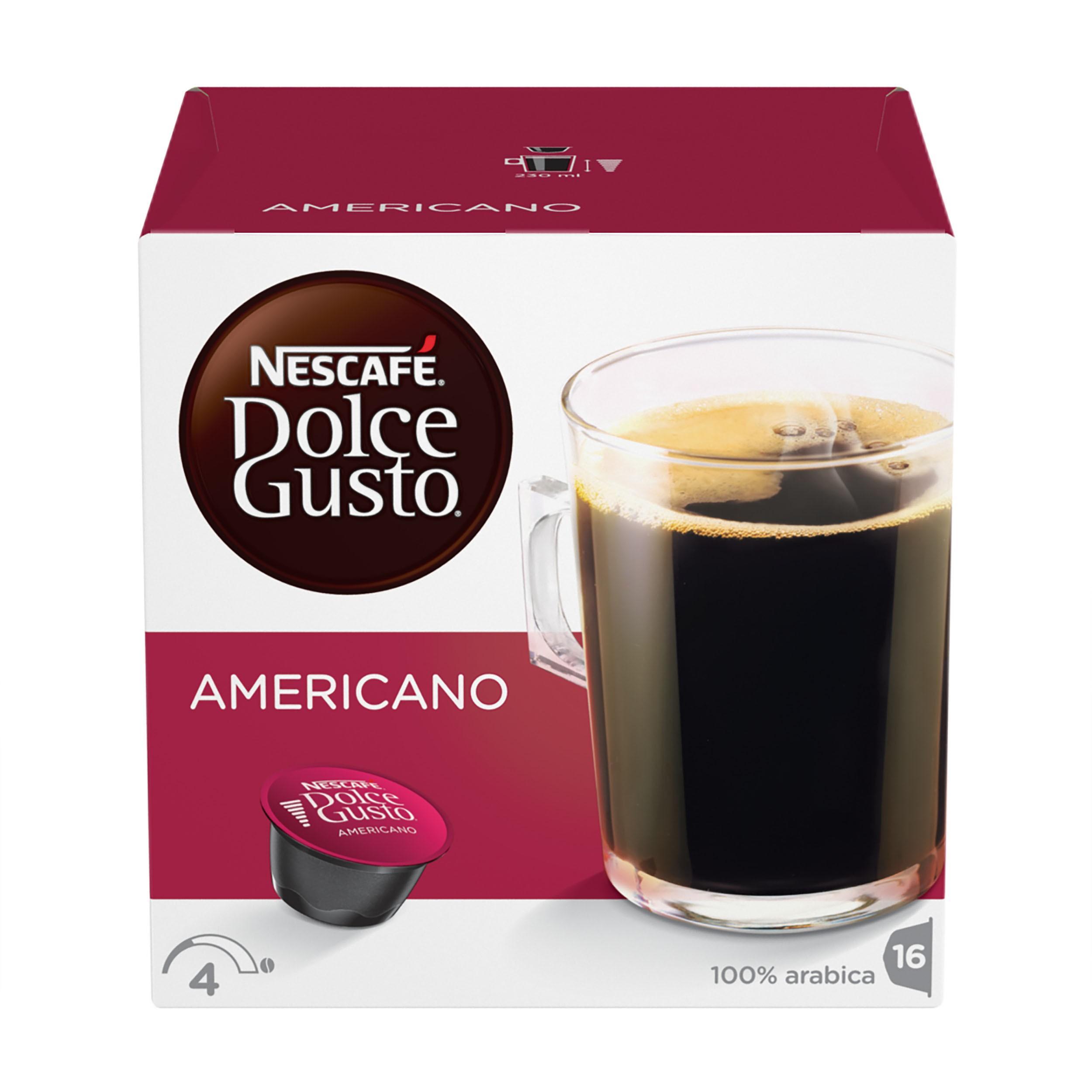 Кофе Nescafe Dolce Gusto Americano капсульный 160 гр., картон