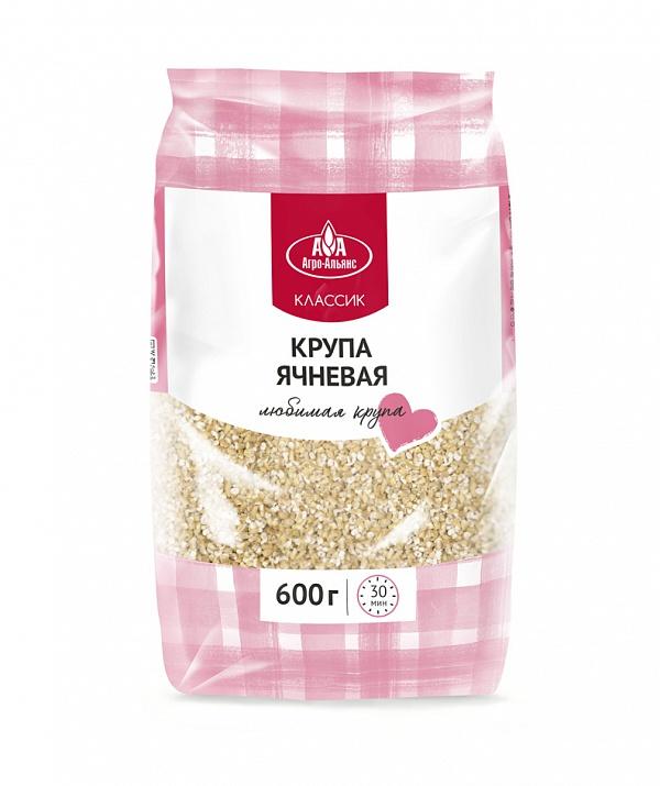 Ячневая крупа Агро-Альянс Классик, 600 гр., флоу-пак