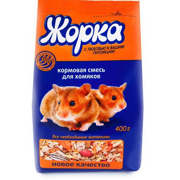 Корм Жорка для хомяков 400 гр., флоу-пак