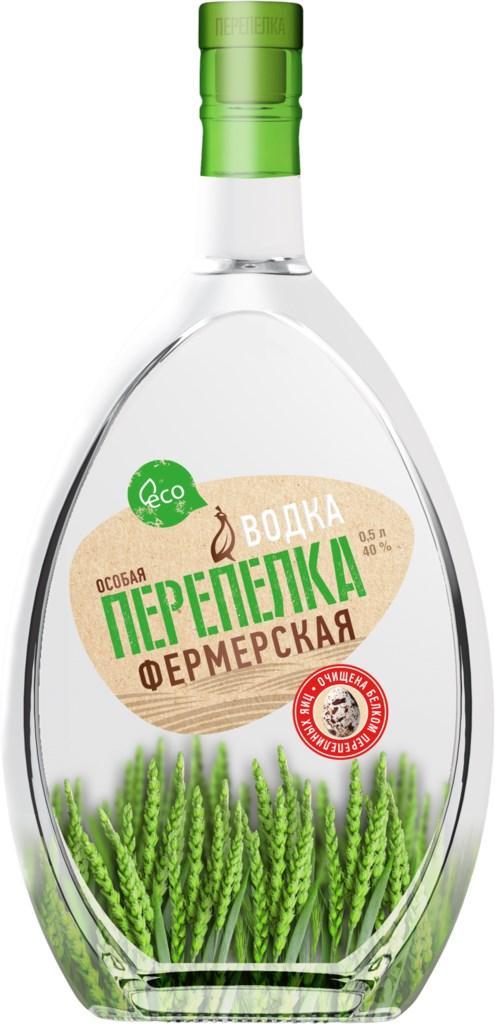 Водка Перепелка Фермерская особая 40% Россия 500 мл., стекло