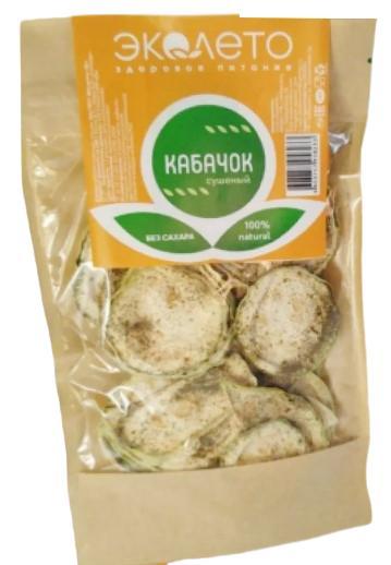 Кабачок сушеный Эколето 30 гр., дой-пак