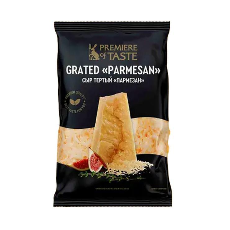 Сыр Premiere of Taste пармезан тертый 40%, флоу-пак