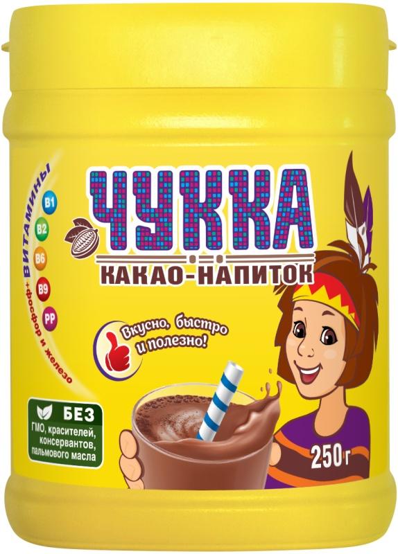 Какао-напиток Чукка гранулированный 250 гр., банка