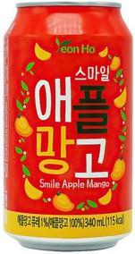 Напиток газированный YEON HO Smile apple mango 340 мл., ж/б
