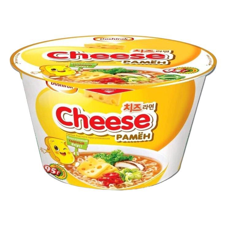 Лапша быстрого приготовление Доширак Cheese Рамен с сыром 95 гр., стакан