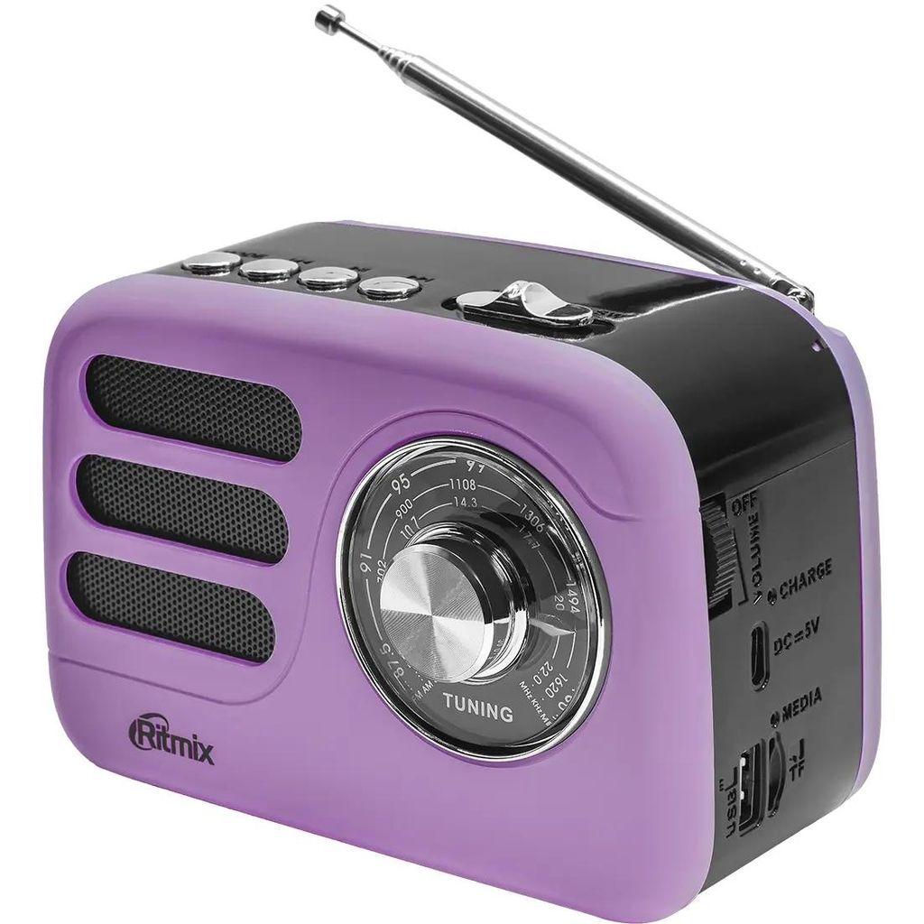 Радиоприемник Ritmix RPR-033, фиолетовый