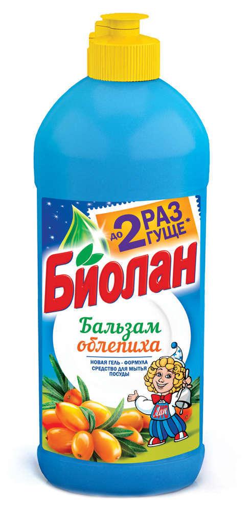 Бальзам для мытья посуды Биолан Облепиха 450 мл., ПЭТ